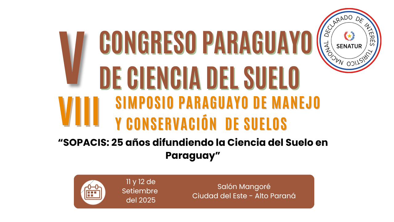 V Congreso Paraguayo de Ciencia del Suelo